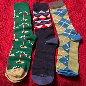 Three pack of men’s happy socks